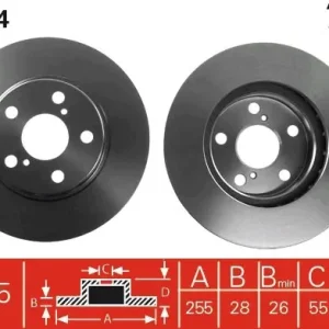 Łatwy zwrot Tarcza hamulcowa TRW DF2684