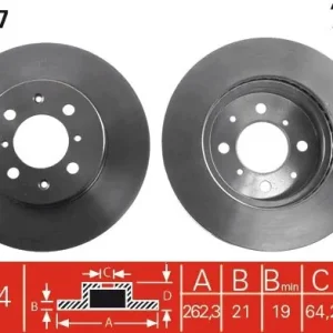 Bezpieczne zakupy Tarcza hamulcowa TRW DF2717