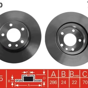 Nie przegap Tarcza hamulcowa TRW DF2720