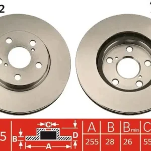 Darmowy zwrot Tarcza hamulcowa TRW DF2742