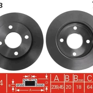 Bezpieczne zakupy Tarcza hamulcowa TRW DF2753