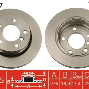 Ostatnia szansa Tarcza hamulcowa TRW DF2767
