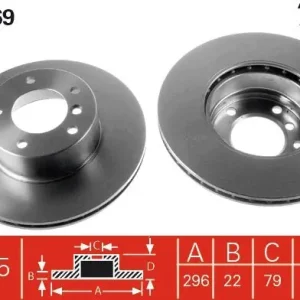 Zniżka Tarcza hamulcowa TRW DF2769