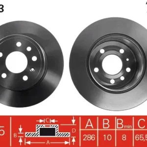 Popularny Tarcza hamulcowa TRW DF2773