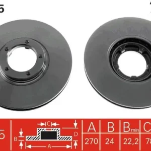 Tylko dziś Tarcza hamulcowa TRW DF2785