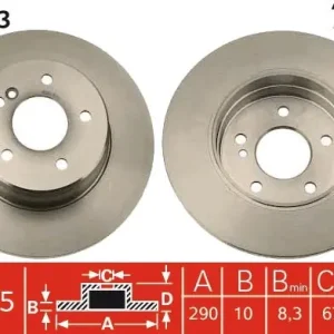 Ekspresowa dostawa Tarcza hamulcowa TRW DF2813