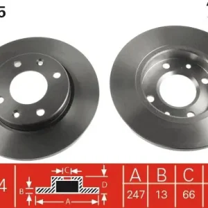 Obniżka ceny Tarcza hamulcowa TRW DF2815