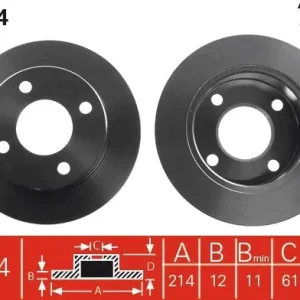 Oferta Tarcza hamulcowa TRW DF3044