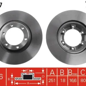 Ostatnia szansa Tarcza hamulcowa TRW DF3047