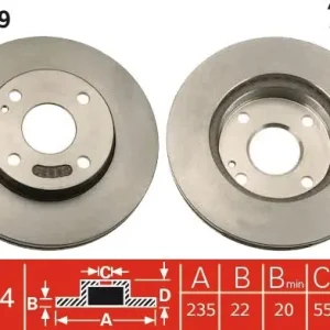 Niska cena Tarcza hamulcowa TRW DF3089
