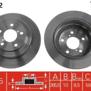 Kup teraz Tarcza hamulcowa TRW DF3092