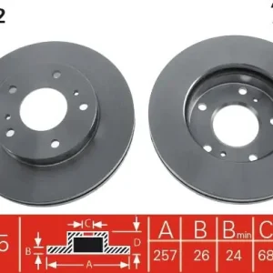 Ostatnia szansa Tarcza hamulcowa TRW DF3112