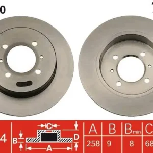 Bezpieczna płatność Tarcza hamulcowa TRW DF4000