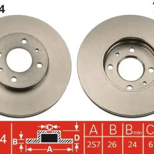 Kup online Tarcza hamulcowa TRW DF4024