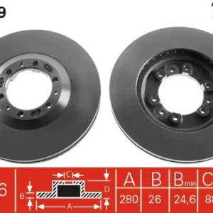 Okazja Tarcza hamulcowa TRW DF4029