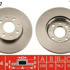 Kup teraz Tarcza hamulcowa TRW DF4037