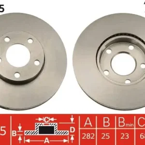 Hit cenowy Tarcza hamulcowa TRW DF4045