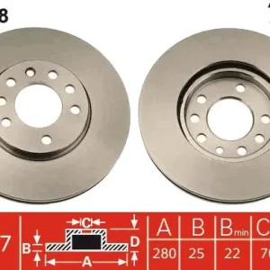 Bezpieczna płatność Tarcza hamulcowa TRW DF4048