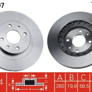 Najlepsza cena Tarcza hamulcowa TRW DF4107