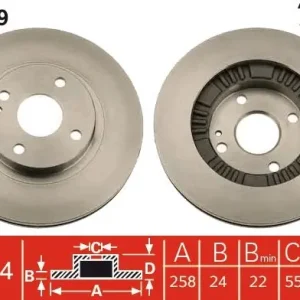 Ostatnie sztuki Tarcza hamulcowa TRW DF4119