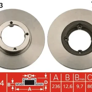 Bezpieczna płatność Tarcza hamulcowa TRW DF4123