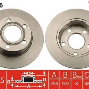 Zamów teraz Tarcza hamulcowa TRW DF4126