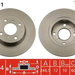 Tylko do końca tygodnia Tarcza hamulcowa TRW DF4131