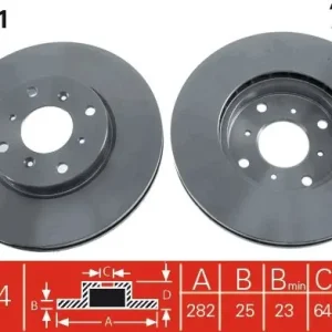 Wybór klientów Tarcza hamulcowa TRW DF4151