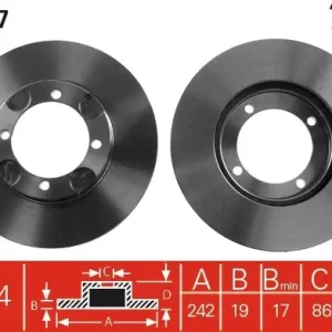 Promocja Tarcza hamulcowa TRW DF4157