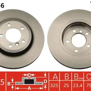 Tylko dziś Tarcza hamulcowa TRW DF4166