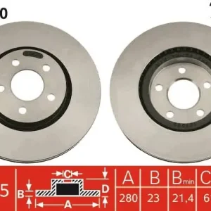 Nowość Tarcza hamulcowa TRW DF4190