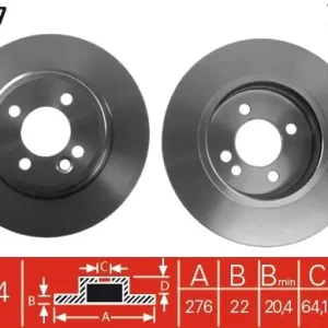Premium Tarcza hamulcowa TRW DF4197