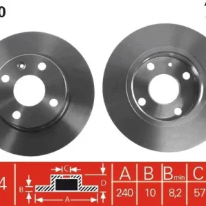 Zniżka Tarcza hamulcowa TRW DF4200