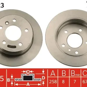 Tarcza hamulcowa TRW DF4223 Wybór klientów