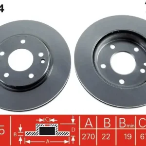 Zamów teraz Tarcza hamulcowa TRW DF4224