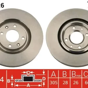 Tarcza hamulcowa TRW DF4226 Szybka dostawa