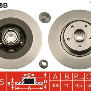 Zniżka Tarcza hamulcowa TRW DF4228BS