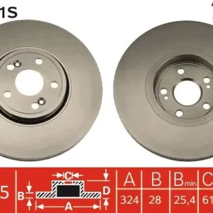 Tarcza hamulcowa TRW DF4231S Szybka dostawa