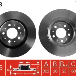 Obniżka ceny Tarcza hamulcowa TRW DF4233