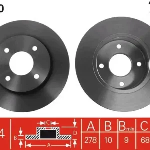 Ostatnie sztuki Tarcza hamulcowa TRW DF4240