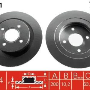 Zamów dziś Tarcza hamulcowa TRW DF4251