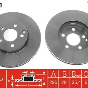 Łatwy zwrot Tarcza hamulcowa TRW DF4261