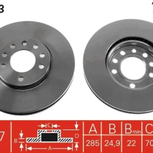 Najlepsza cena Tarcza hamulcowa TRW DF4293