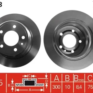 Cena promocyjna Tarcza hamulcowa TRW DF4333