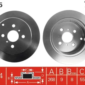 Darmowa dostawa Tarcza hamulcowa TRW DF4335