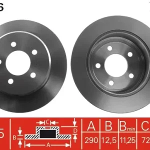 Darmowa dostawa Tarcza hamulcowa TRW DF4336