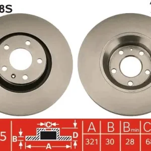 Darmowa dostawa Tarcza hamulcowa TRW DF4358S