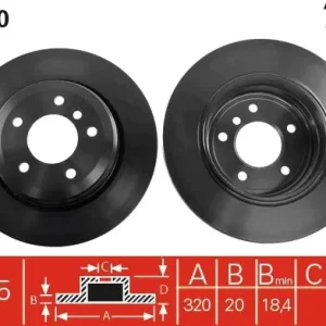 Tylko do końca tygodnia Tarcza hamulcowa TRW DF4360