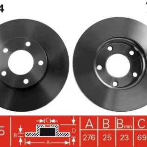 Nowość Tarcza hamulcowa TRW DF4384
