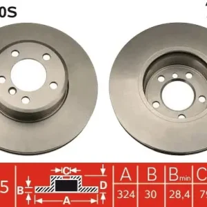Sprawdź teraz Tarcza hamulcowa TRW DF4390S